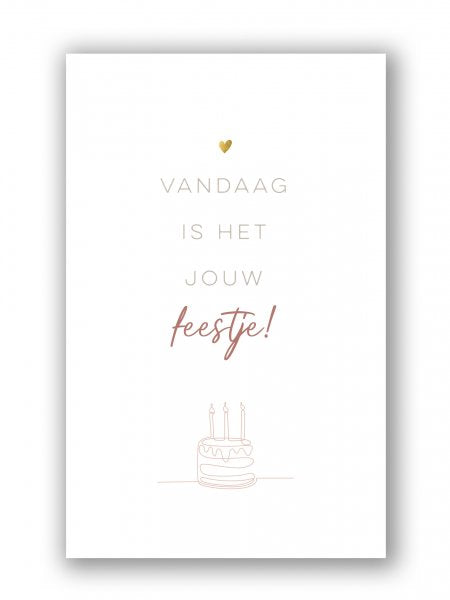 Cadeaukaartje feestje