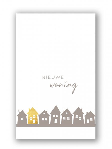 Cadeaukaartje nieuwe woning