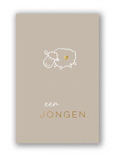 Cadeaukaartje een jongen