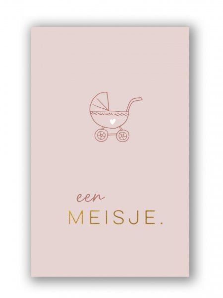 Cadeaukaartje een meisje