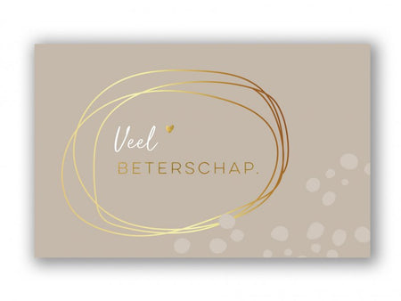 Cadeaukaartje veel beterschap