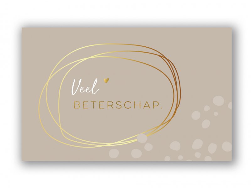 Cadeaukaartje veel beterschap